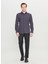 Tailored Fit Italyan Yaka Antrasit Erkek Gömlek ACE020261606_ATR 2