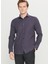 Tailored Fit Italyan Yaka Antrasit Erkek Gömlek ACE020261606_ATR 3