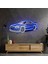 Modern Mavi Araba Neon LED 1