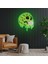 Green Skull Zombie Neon LED 1