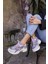 Desire Kadin Gri Lila Geçişli Sneaker 1