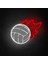 Alevli Voleybol Topu Neon LED 1