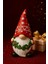 Sevimli Kırmızı Şapkalı NOEL CÜCESI FIGÜRLÜ 2026 Yılbaşı Biblosu Objesi Masa Raf Süs Hediyesi 21 cm 2