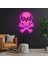 Pink Skull Neon LED 1