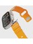 Apple Watch 8 (45MM) Uyumlu Silikon KORDON-143 Sarı 8