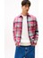Oversized Pembe Çizgili Erkek Gömlek DM0DM22020XI5 Tjm Utılıty Flannel O 2