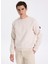 Bisiklet Yaka Krem Erkek Sweatshırt Jornewpoınt Sweat Crew Neck BAW25 1