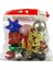 Yılbaşı Süsleri 12 Li Karışık Paket Set Çok Renkli 3-6 cm Süsler 1