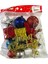 Yılbaşı Süsleri 12 Li Karışık Paket Set Çok Renkli 3-6 cm Süsler 3