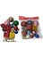 Yılbaşı Süsleri 12 Li Karışık Paket Set Çok Renkli 3-6 cm Süsler 4