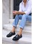 Robin Kadin Siyah Cilt Bagcıklı Loafer Ayakkabi 3
