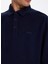 Polo Yaka Düz Lacivert Erkek Sweatshırt J5WM-SWT7223 4