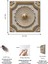 Royal Bej Altın Eskitme 45X45 cm Dekoratif Duvar Paneli – 6’lı Set 6