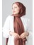 Çikolata Harem Scarf Como Saten Şal 3