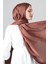 Çikolata Harem Scarf Como Saten Şal 4