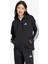 Essentials 3 Stripes Full Zip Kadın Siyah Polar.- 11