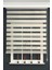 Koyu Krem Bambu Zebra Stor Perde (Dayanıklı Alüminyum Kasa) 1