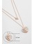 Liora Heart 18 Ayar Rose Altın Kaplama 55 cm Gümüş Kolye 3