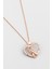 Liora Heart 18 Ayar Rose Altın Kaplama 55 cm Gümüş Kolye 5