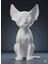 Mistik Zarafet: Sfenks Kedi Figürü - Boyasız 3D Baskı Sanat Objesi (15 Cm) 1