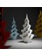 Dekoratif Çam Ağacı Figürü LED TEALIGHT24 cm 4