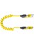 65W Hızlı Şarj Aleti Kablosu 4in1 Spiral Yaylı Usb-A Type-C Lightning Uyumlu 4