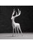 Dekoratif Geyik Heykeli – Modern Tasarım 25 cm (Pla Malzeme, 3D Yazıcı Baskı) 1