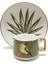 Green Birdy Kuş Figürlü 6 Kişilik Porselen Fincan Takımı 3