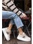 Zanıolo Kadın Bej Taş Detay Sneaker 6