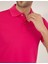 Erkek Pembe Slim Fit Polo Yaka Merserize Tişört 50262665-VR023 7