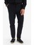 %100 Pamuk Slim Fit Beli Lastikli Keten Görünümlü Cepli Düz Paça Jogger Pantolon D2671AX25AU 6