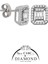 Diamond Collection Beyaz Altın 0.43 Karat Pırlanta Baget Küpe 1