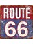 Amerikan Stil Route 66 Tabela – Garaj/kafe Için Dekoratif Levha 1