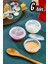 6 Lı Yelpaze Kapaklı Faf Mini Sosluk Ketçap Mayonez Kabı Kahve Yanı Şeker Lokumluk 1