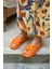 Marciya Kadin Orange Pofuduk Sandalet 3