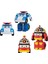 Dönüşebilen Kasabanın Kurtarma Araçları 4’lü Oyuncak Seti – Mini Araçtan Robota 5 cm 5