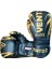 Elite Boks Eldiveni 10 oz Kick-Boks İçin Cırt Bantlı PU Malzeme Altın Siyah 6