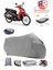 Honda Wave 110 Arka Çanta Uyumlu (Gri) Motorsiket Brandası Motor Örtüsü Çadır Su Geçirmez Motosiklet Kılıfı Motor Brandası 1