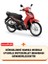 Honda Wave 110 Arka Çanta Uyumlu (Gri) Motorsiket Brandası Motor Örtüsü Çadır Su Geçirmez Motosiklet Kılıfı Motor Brandası 2