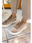 Sandy Kadin Vızon Suet Kadıfe Eva Taban Sneaker 7