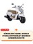 Kymco Like 200I Motor Brandası Gri Arka Çanta Uyumlu Motorsiket Brandası Motor Örtüsü Çadır Su Geçirmez Motosiklet Kılıfı Motor Brandası 2