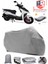 Motolux Rossi Rs 50 Gri Motorsiket Brandası Motor Örtüsü Çadır Su Geçirmez Motosiklet Kılıfı Motor Brandası 1