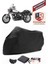 Keeway Land Cruiser 250 Siyah Motorsiket Brandası Motor Örtüsü Çadır Su Geçirmez Motosiklet Kılıfı Motor Brandası 1