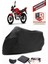 Kuba Ruha 125 Siyah Motorsiket Brandası Motor Örtüsü Çadır Su Geçirmez Motosiklet Kılıfı Motor Brandası 1