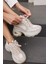 Sochı Kadın Bej Tas Detay Ithal Taban Sneaker 4
