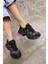 Vıva Kadın Sıyah Tul Tas Detay Ithal Taban Sneaker 1