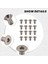 M3 x 6mm Altı Soketi Countsunk Düz Baş Vidalı Cıvatalar 50 Pcs (Yurt Dışından) 5