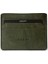 Erkek Hakiki Vintage Deri Haki Yatay Kartlık - 00530MHAKZ01 1