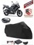 Kawasaki Versys 1000 S Motor Brandası Siyah Arka Çanta Uyumlu Motorsiket Brandası Motor Örtüsü Çadır Su Geçirmez Motosiklet Kılıfı Motor Brandası 1