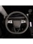 Tesla Model 3 Highland 2024 Araç Direksiyon Simidi Kapağı Trim Çıkartması (Yurt Dışından) 3